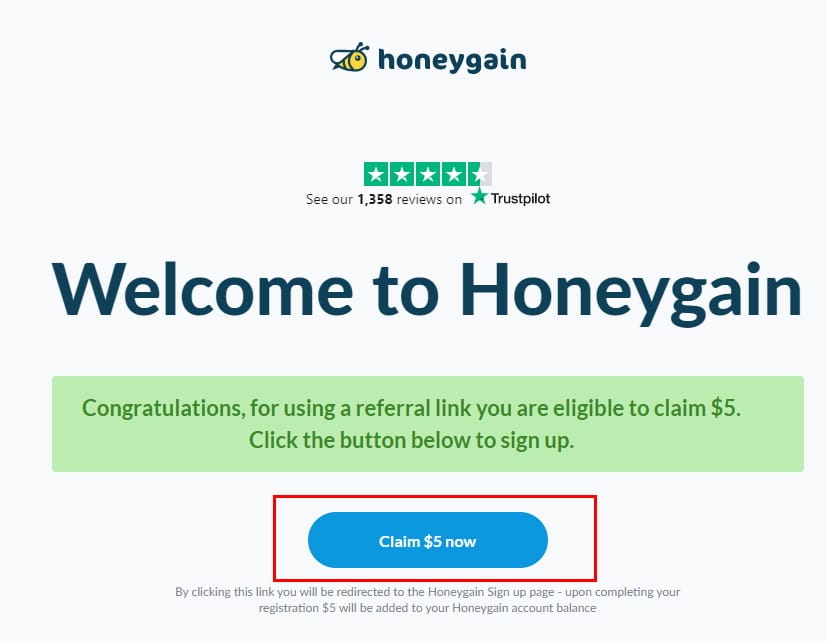 Honeygain Claim 5