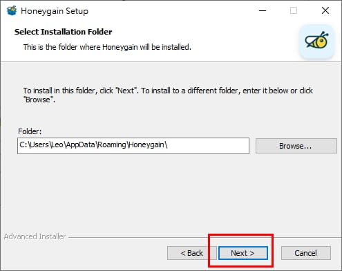 Honeygain Setup Wizard 2