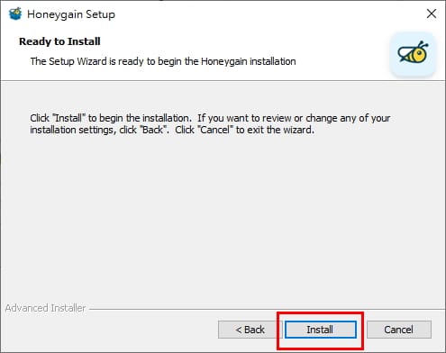 Honeygain Setup Wizard 3