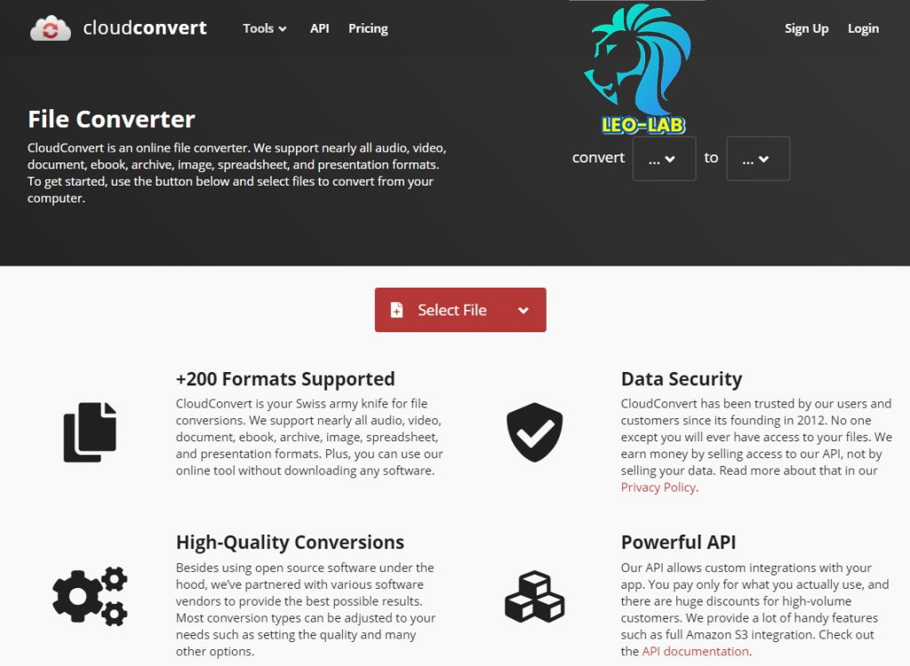 01.CloudConvert Index