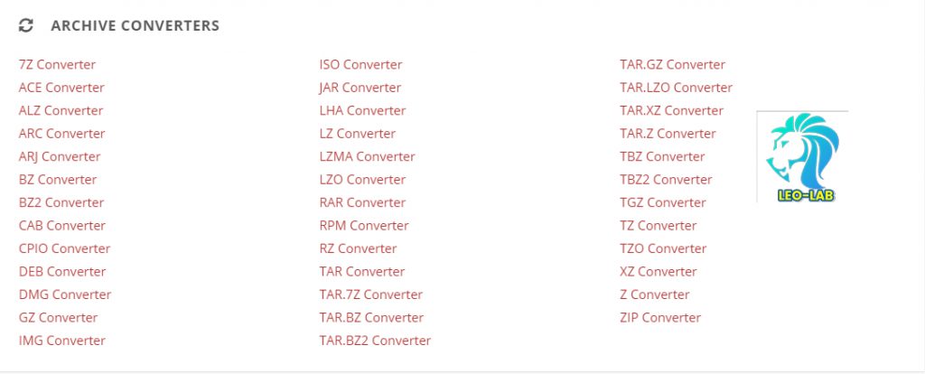 07.CloudConver Archive Format