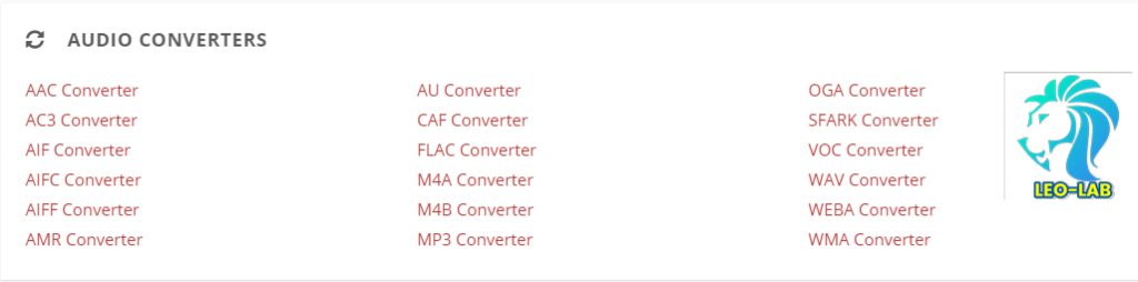 08.CloudConver Audio Format