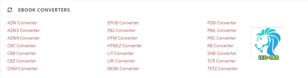 11.CloudConver EBOOK Format