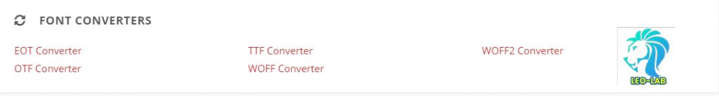 12.CloudConver FONT Format