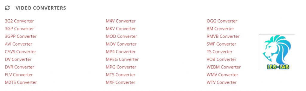 17.CloudConver VIDEO Format