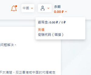 充值餘額