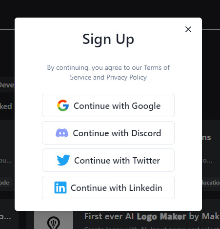 FlowGPT |免費ChatGPT指令百科全書 4 03.FlowGPT Sign Up Account