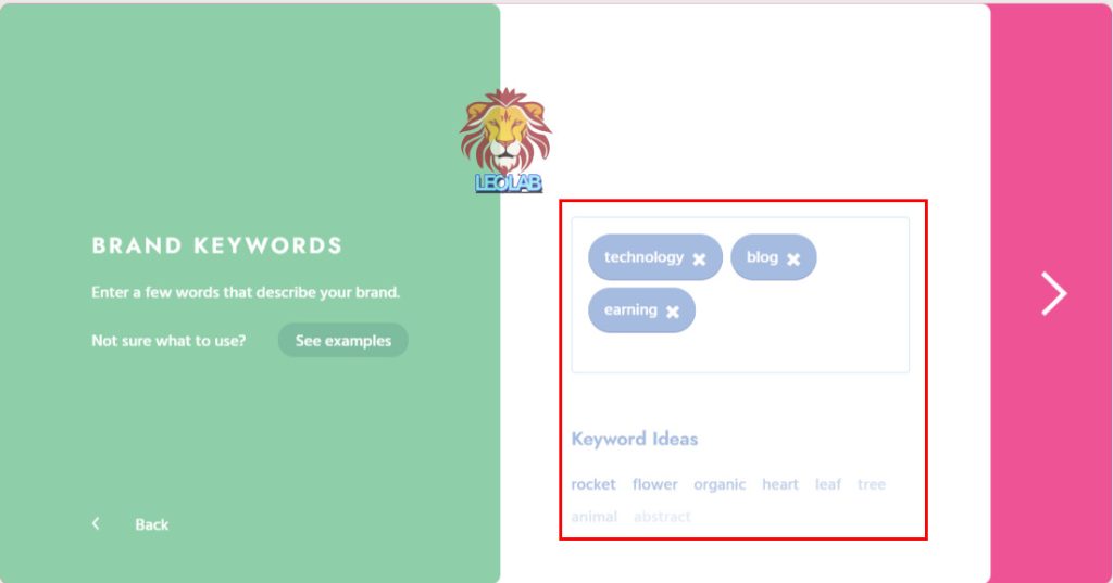 BRANDMARK -利用AI技術快速生成獨特LOGO 4 BRANDMARK Keywords