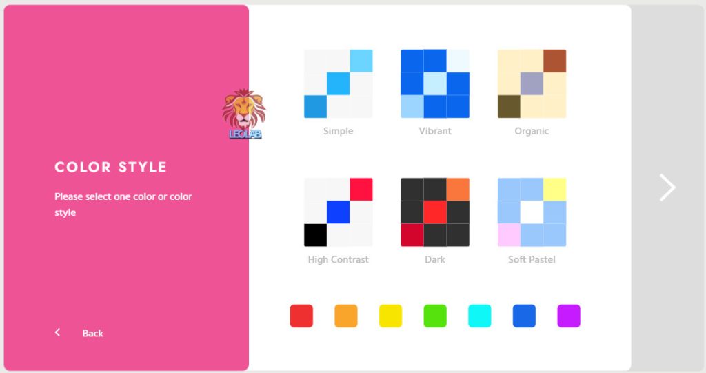 BRANDMARK -利用AI技術快速生成獨特LOGO 5 BRANDMARK COLOR STYLE