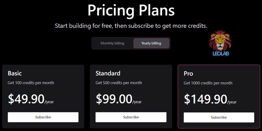 illostration Pricing Yearly