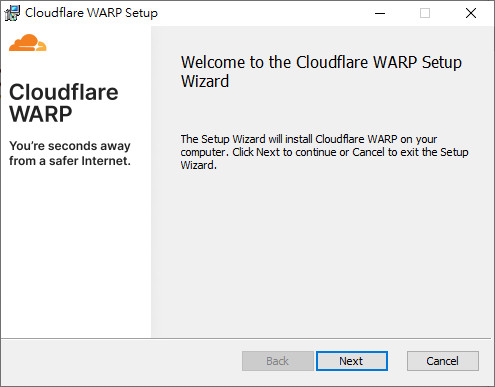 快如閃電,暢遊無界!Warp+ 免費VPN 的最佳選擇! 4 02.Warp Install-1